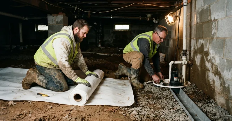 Crawl Space Encapsulation in New Castle County | AVG