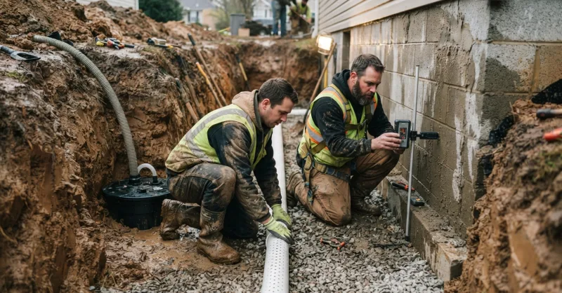 French Drain & Sump Pump Cost in New Castle County