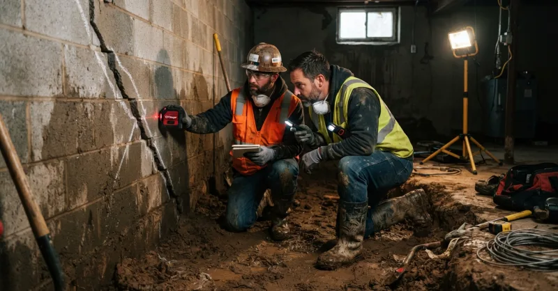 Foundation Settling in New Castle County | AVG