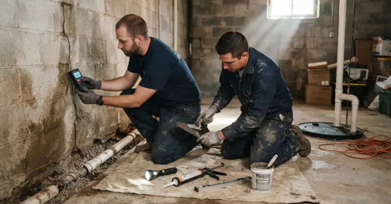 Zero-Nonsense Wet Basement & Foundation Leak Specialists